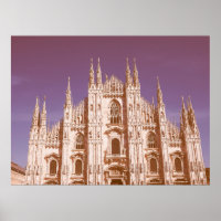 Vintag aussehende Mailänder Kathedrale alias Duomo