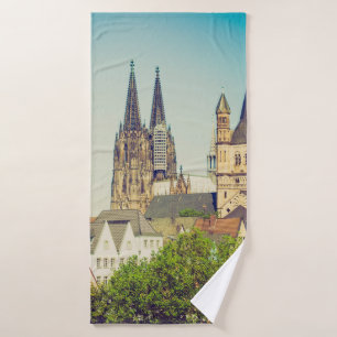 Vintag aussehender Koelner Dom Kölner Dom Kölner D Badehandtuch