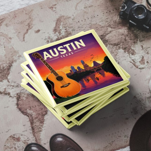 Vintag Austin Texas Magnet (Von Creator hochgeladen)