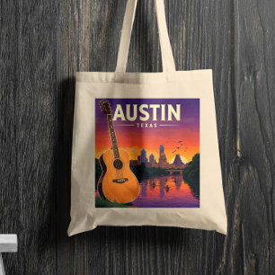 Vintag Austin Texas Tragetasche