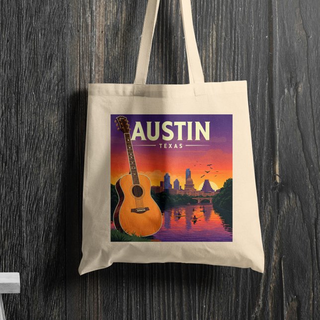 Vintag Austin Texas Tragetasche (Von Creator hochgeladen)