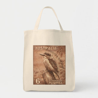 Vintag Australia Kookaburra Bird Tragetasche