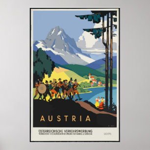 Vintag Austria Travel Classic Poster