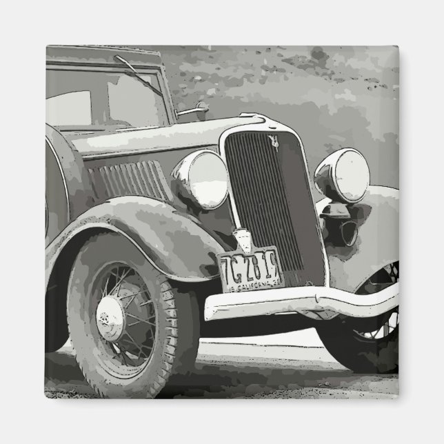 Vintag Auto Magnet (Vorne)