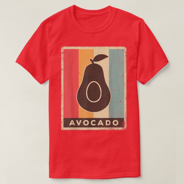 Vintag Avocado Retro910 T-Shirt (Design vorne)