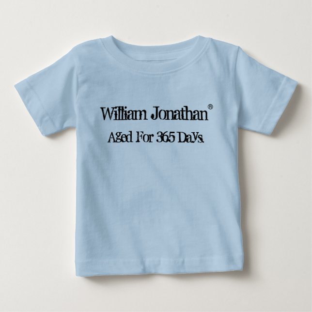 Vintag Baby Birthday Baby T-shirt (Vorderseite)