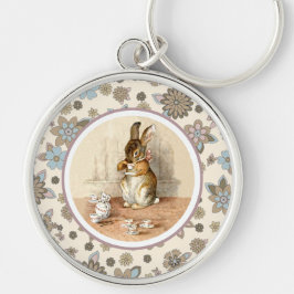 Vintag Baby Bunny Oaster Geschenk Schlüsselanhänger