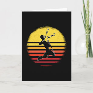 Vintag Badminton Karte