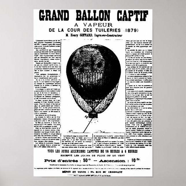 Vintag Balloons Poster (Vorne)
