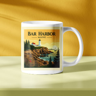 Vintag Bar Harbor Maine Kaffeetasse