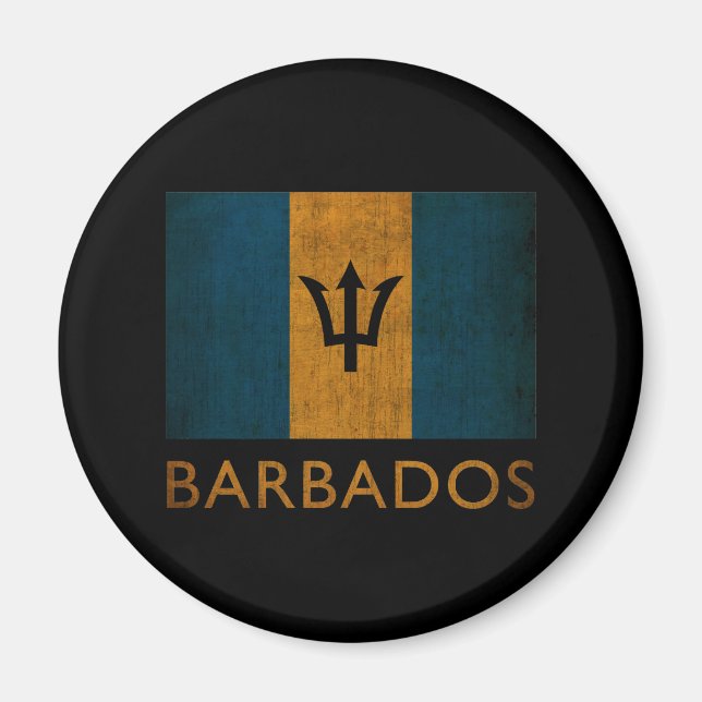 Vintag Barbados Magnet (Vorne)