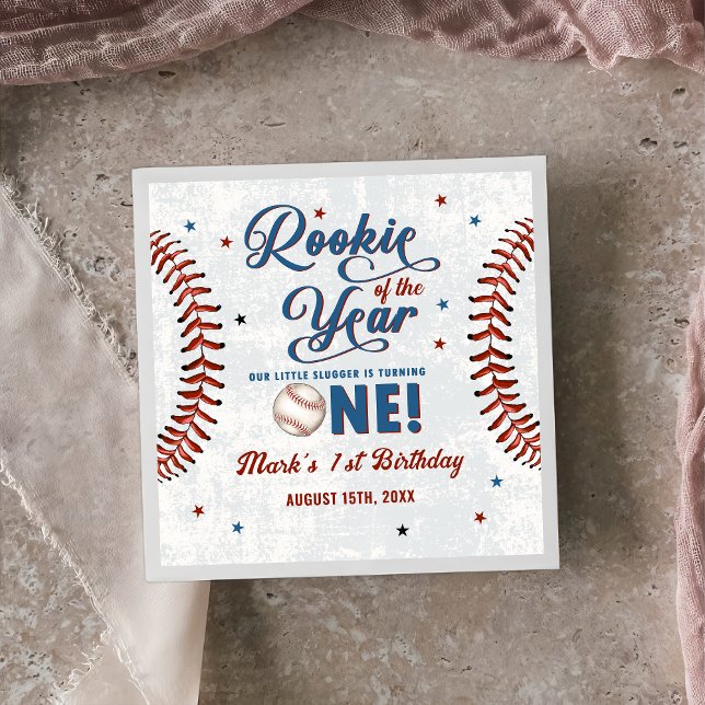 Vintag Baseball 1. Geburtstag Party Napkins Serviette (Von Creator hochgeladen)