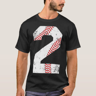 Vintag Baseball 2 - Jersey-Nummer Premium T-Shirt