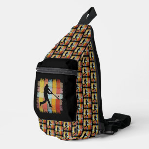 Vintag Baseball Crossbody Bag