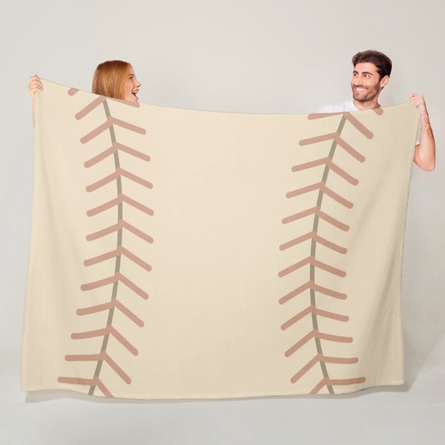 Vintag Baseball Fleece Blanket (Beispiel)