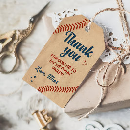 Vintag Baseball Geburtstag Vielen Dank Geschenkanhänger