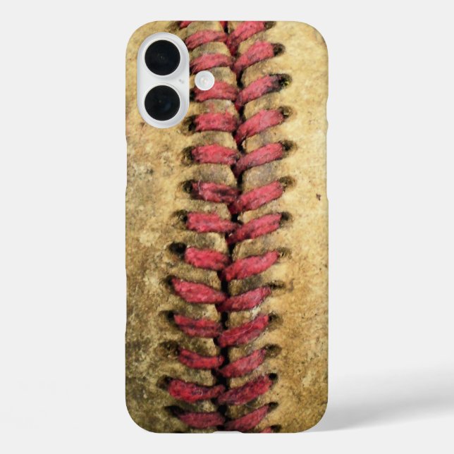 Vintag Baseball iPhone 16 Plus Hülle (Rückseite)