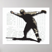 Vintag Baseball Pitcher