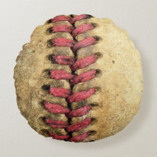 Vintag Baseball Rundes Kissen
