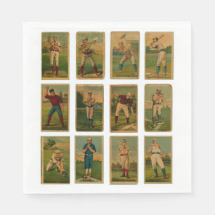 Vintag Baseball Serviette