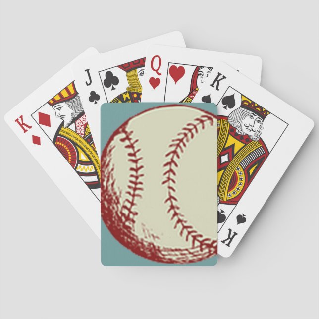 Vintag Baseball Spielkarten (Rückseite)