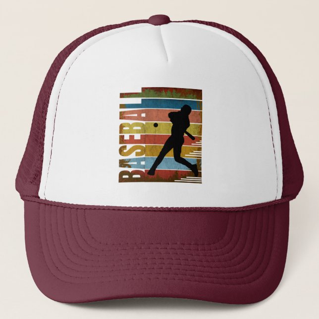 VINTAG BASEBALL TRUCKERKAPPE (Vorderseite)