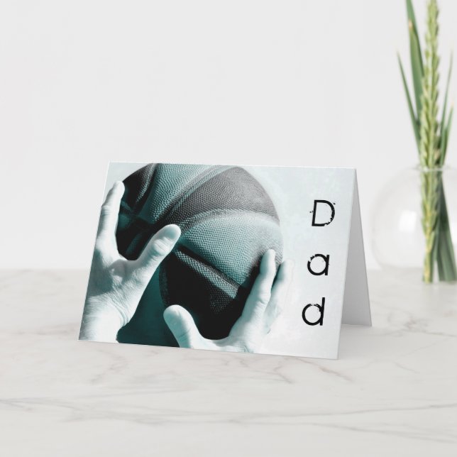 Vintag Basketball Karte (Vorderseite)