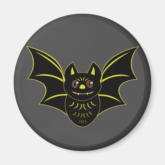 Vintag Bat Magnet (Vorne)