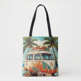 Vintag Beach Van Tasche