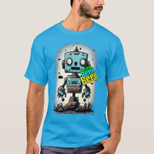Vintag Beep Beep Beep Robot Classic T - Shirt