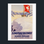 Vintag Berner Oberland Schweiz Reisen Postkarte<br><div class="desc">Vintag Berner Oberland Schweiz Reisen</div>
