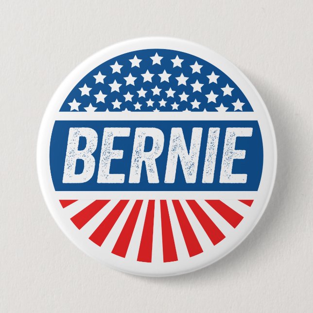 Vintag Bernie Button (Vorderseite)