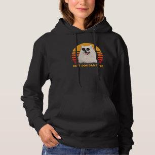Vintag Best American Eskimo Dog Vater Ever Puppy F Hoodie