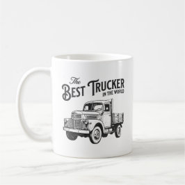 Vintag Best Trucker Tasse
