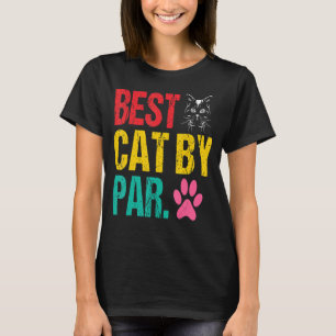 Vintag beste Katze Par Cat Daddy Mother S Day Fire T-Shirt