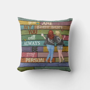 Vintag Bestfriend Blanket Kissen