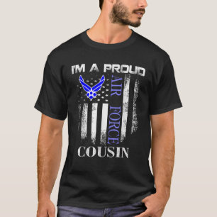 Vintag bin ich ein stolzer Cousin der Luftwaffe mi T-Shirt