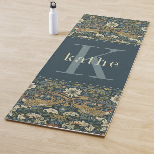 Vintag Bird & Floral William Morris Yogamatte