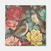 Vintag Bird Magnet