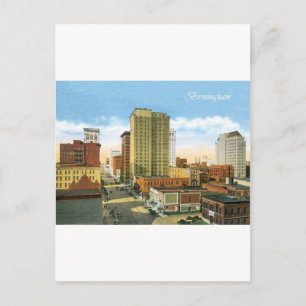 Vintag Birmingham Postkarte
