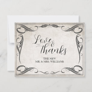 Vintag Black Art Deco Wedding Danke