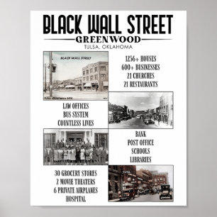 Vintag Black Business Black History Monat Black W Poster