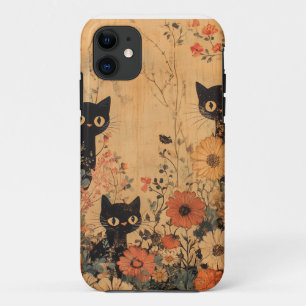 Vintag Black Cat Trio Case-Mate iPhone Hülle