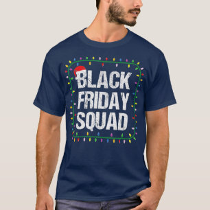 Vintag Black Friday Squad Weihnachtslicht T-Shirt