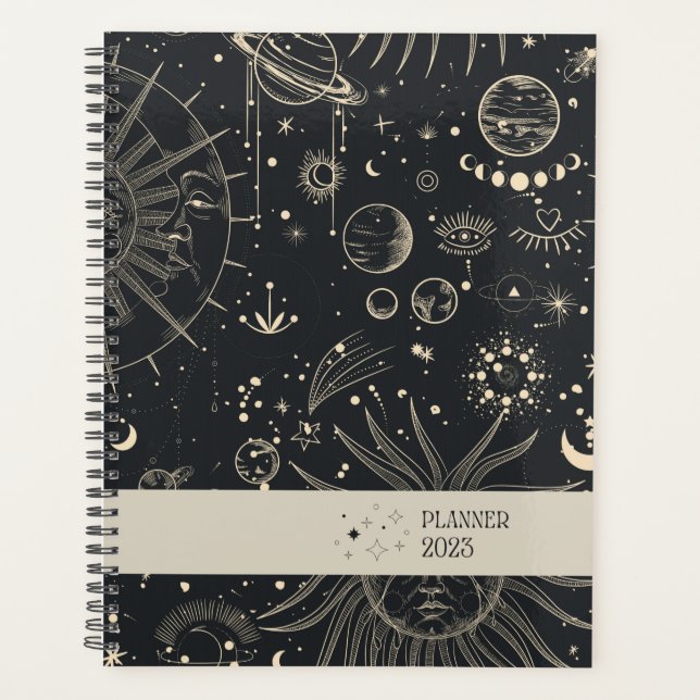Vintag Black Mystic Astral Planer (Vorderseite)