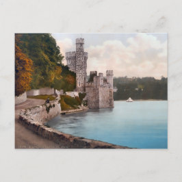Vintag Blackrock Castle Irland Postkarte
