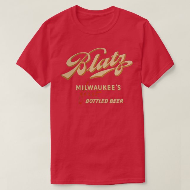 Vintag Blatz Beer Milwaukees T-Shirt (Design vorne)