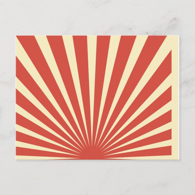 Vintag-blaue Sonnenschutzplakate Feiertagspostkarte (Vorderseite)