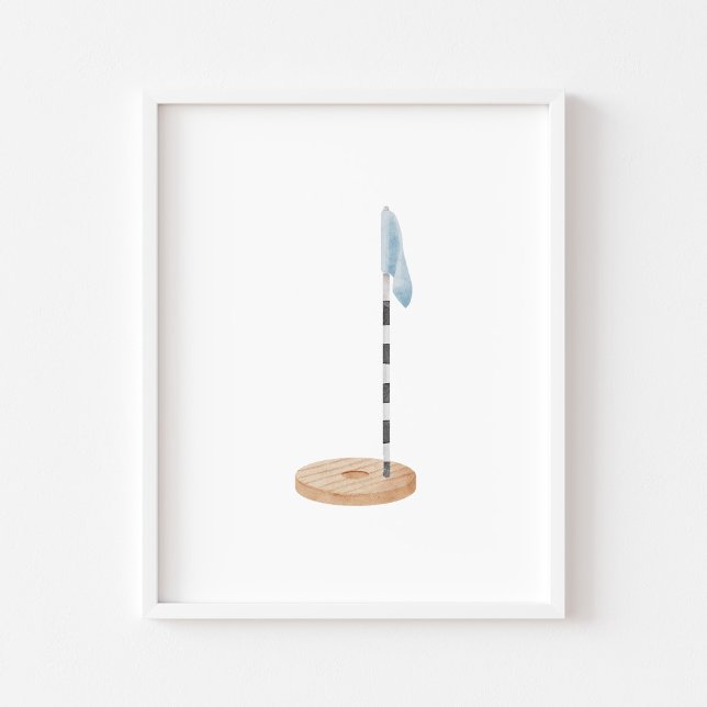 Vintag-blaues Golfgelenke-Poster Poster (Von Creator hochgeladen)