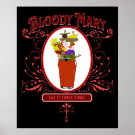 Vintag Bloody Mary, dreimal Poster